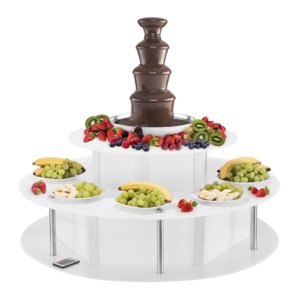 Osvětlený stůl na fontánu na čokoládu - 100 cm RCCF-BASE LED - 4
