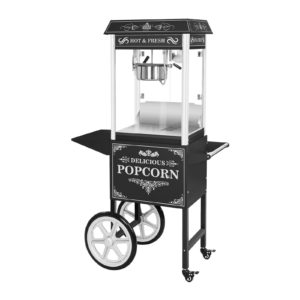 Stroj na popcorn s vozíkem - černý RCPW.16.2 - 1 (stroj na popcorn)