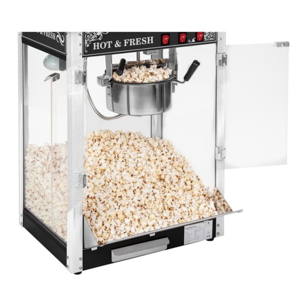 Stroj na popcorn s vozíkem - černý RCPW.16.2 - 9