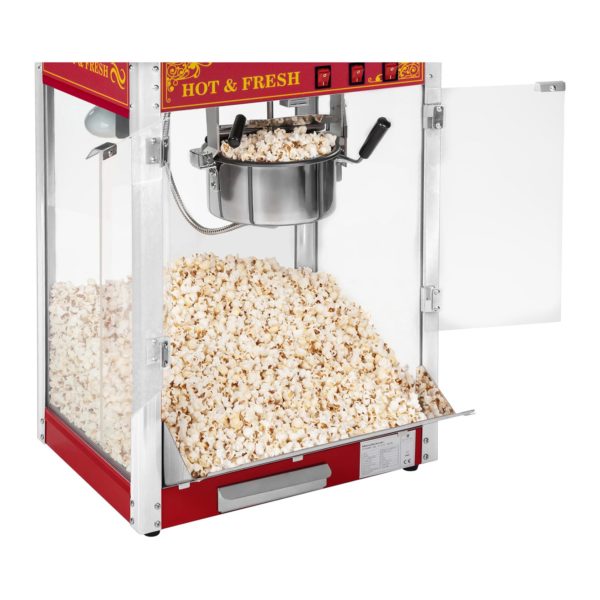 Stroj na popcorn s vozíkem - červený RCPW.16.2 - 9