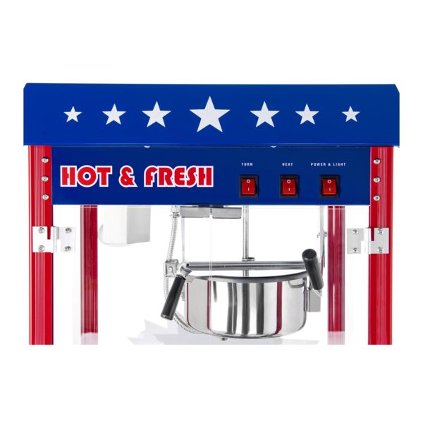 Stroj na popcorn - vč. vozíku - USA design RCPW-16.1 - 7