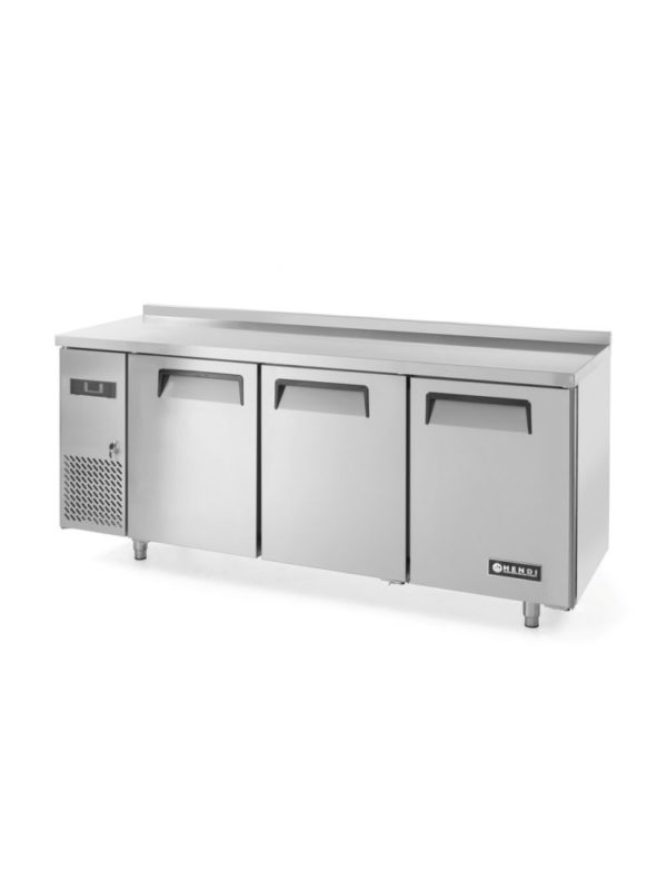 3-dveřový mrazící stůl s bočním agregátem 1800x600x850 mm HENDI, Kitchen Line - 2