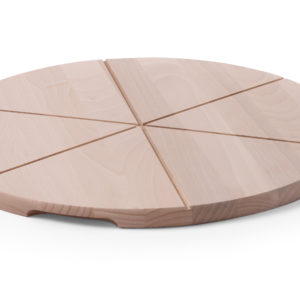 Dřevěný talíř pod pizzu o průměru 400 mm HENDI, 505564 -1