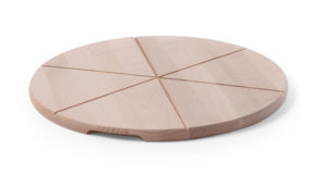 Dřevěný talíř pod pizzu o průměru 450 mm | HENDI, 505571