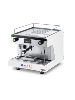 Espresso kávovar, bílý HENDI, Top Line By Wega - 1 délka: 530 mm šířka: 555 mm výška: 515 mm materiál: nerezová ocel příkon: 2.9 kW váha: 48 kg