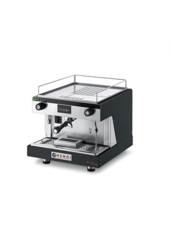 Espresso kávovar, černý HENDI, Top Line By Wega - 1 délka: 530 mm šířka: 555 mm výška: 515 mm materiál: nerezová ocel příkon: 2.9 kW váha: 48 kg