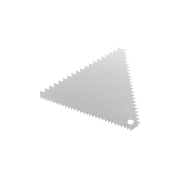 Cukrářská stěrka, trojúhelníkový hřeben,  110x110mm | HENDI 554227