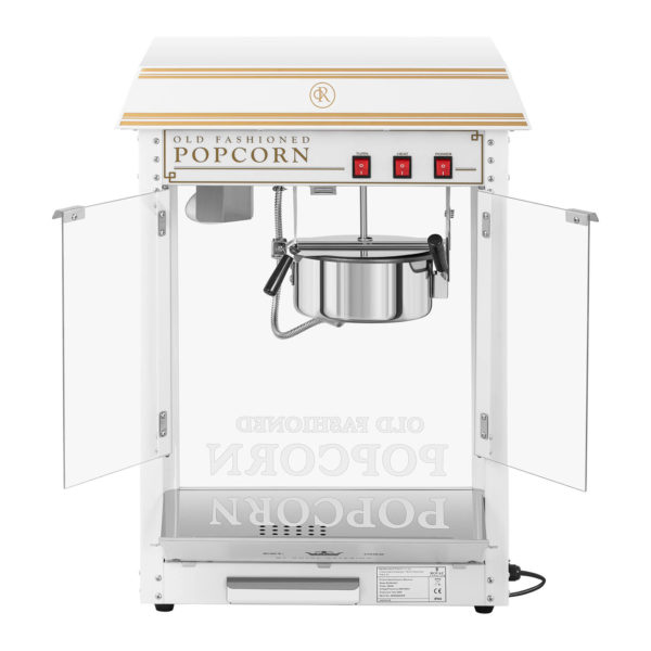 Stroj na popcorn - bílo-zlatý 1600 W | RCPS-BG1