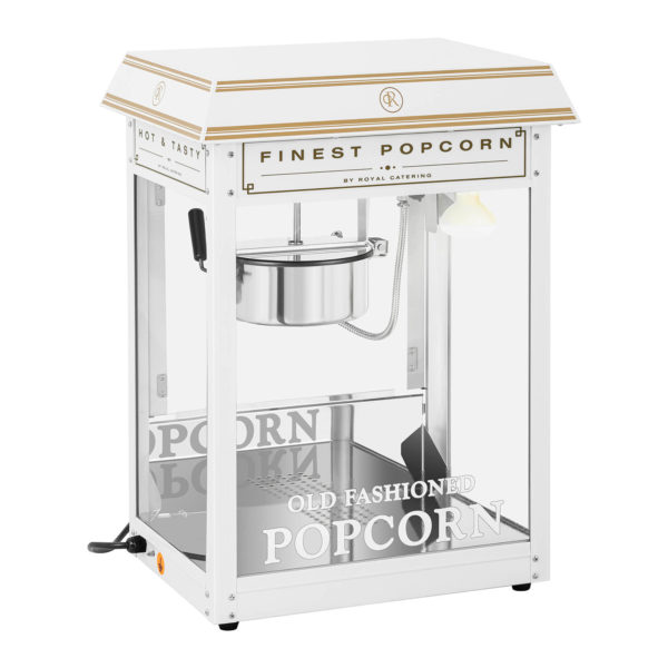 Stroj na popcorn - bílo-zlatý 1600 W | RCPS-BG1