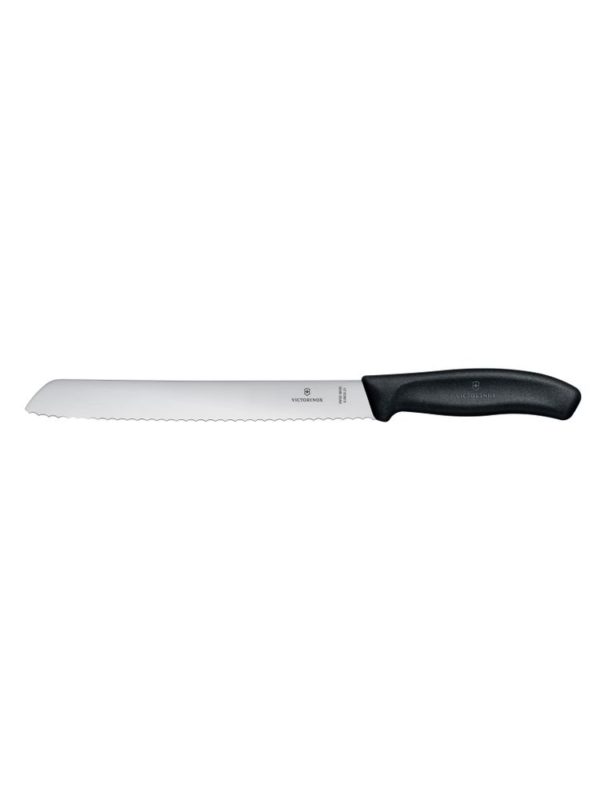 Nůž na chleba, Victorinox, Černá, Délka 340mm