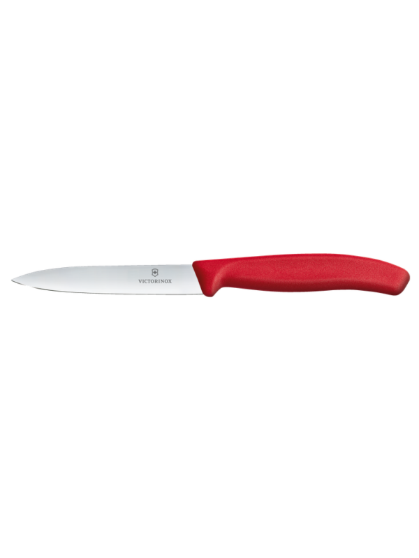 Nůž na zeleninu 10 cm - červený | Victorinox 6.7701