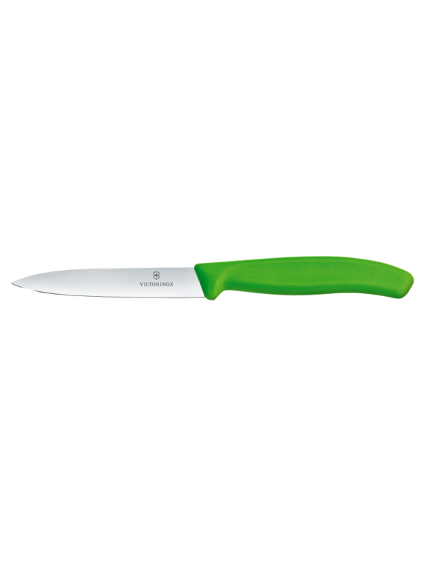 Nůž na zeleninu 10 cm - zelený | Victorinox 6.7706.L114