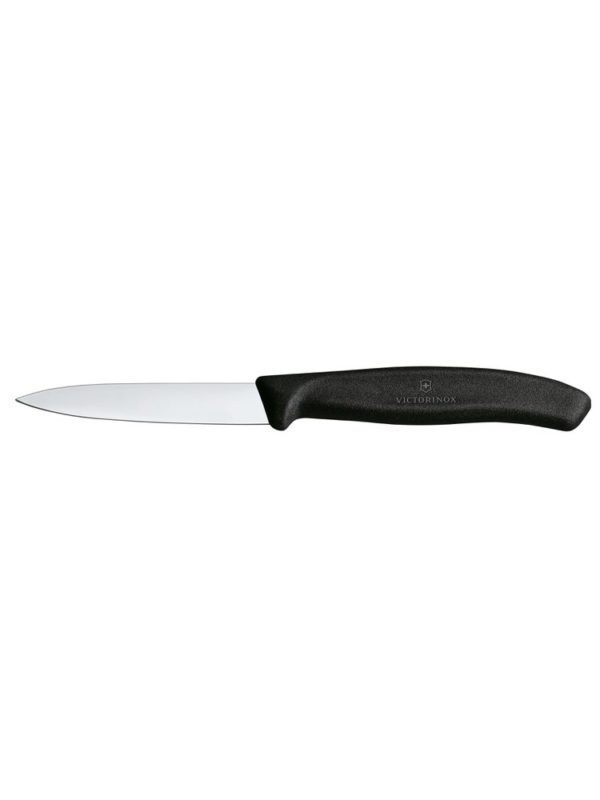 Nůž na zeleninu 8 cm - černý | Victorinox 6.7603