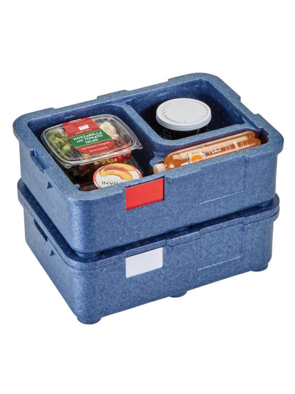 4-komorový termoizolační box Cam GoBox® , Cambro, Modrá, 480x350x167mm