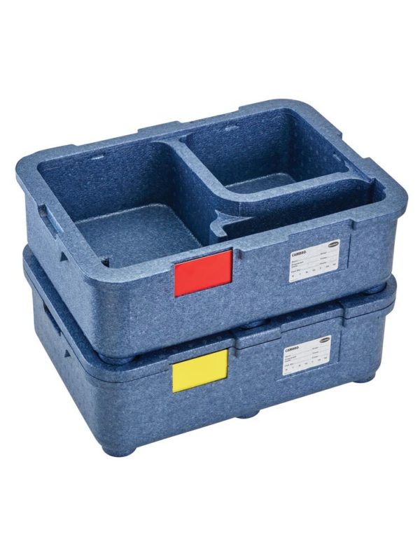 4-komorový termoizolační box Cam GoBox® , Cambro, Modrá, 480x350x167mm