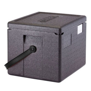 Termoizolační box Cam GoBox® s černým uchem, GN 1/2, Cambro, 22,3L, Černá, 390x330x316mm