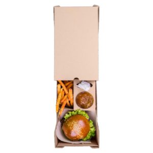 Šuplíkový box na hamburger - 26 x 15 x 11 cm