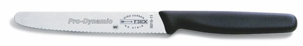 Kuchyňský nůž zoubkovaný černý - 11 cm | F.Dick 8501511