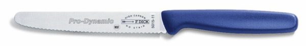 Kuchyňský nůž zoubkovaný modrý - 11 cm | F.Dick 8501511-12