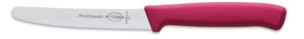 Kuchyňský nůž zoubkovaný růžový - 11 cm
