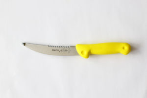 Lovecký nůž MagicGrip žlutý - 15 cm