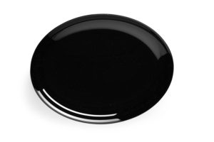 Talíř BBQ černý 33x25 cm - 6 ks | Arcoroc N6577
