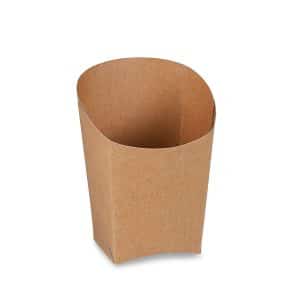 Kapsa na wrap (PAP FSC Mix) nepromastitelná kraft 7,5 x 3,9 x 10 cm [50 ks]