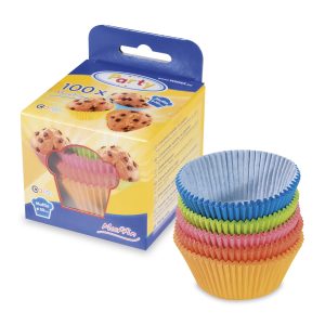 Cukrářský košíček (PAP) barevný mix Ø50 x 30 mm [100 ks]