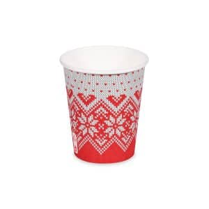 Papírový kelímek Zimní období Ø80 mm 280 ml `M: 0,2L/8oz` [50 ks]