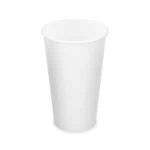 Papírový kelímek bílý Ø90 mm 510 ml `XL: 0,4L/16oz` [50 ks]