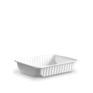 Vanička (PP) hranatá bilá 186 x 133 mm 500 ml [50 ks]