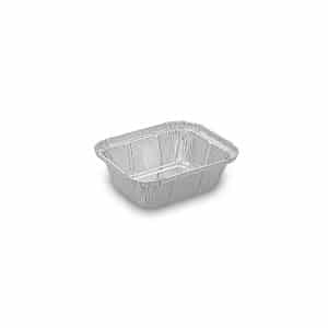 Miska (ALU) hranatá 129 x 103 x 34 mm 250 ml [100 ks]