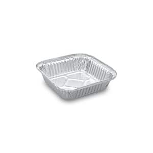 Miska (ALU) hranatá 158 x 158 x 34 mm 560 ml [100 ks]