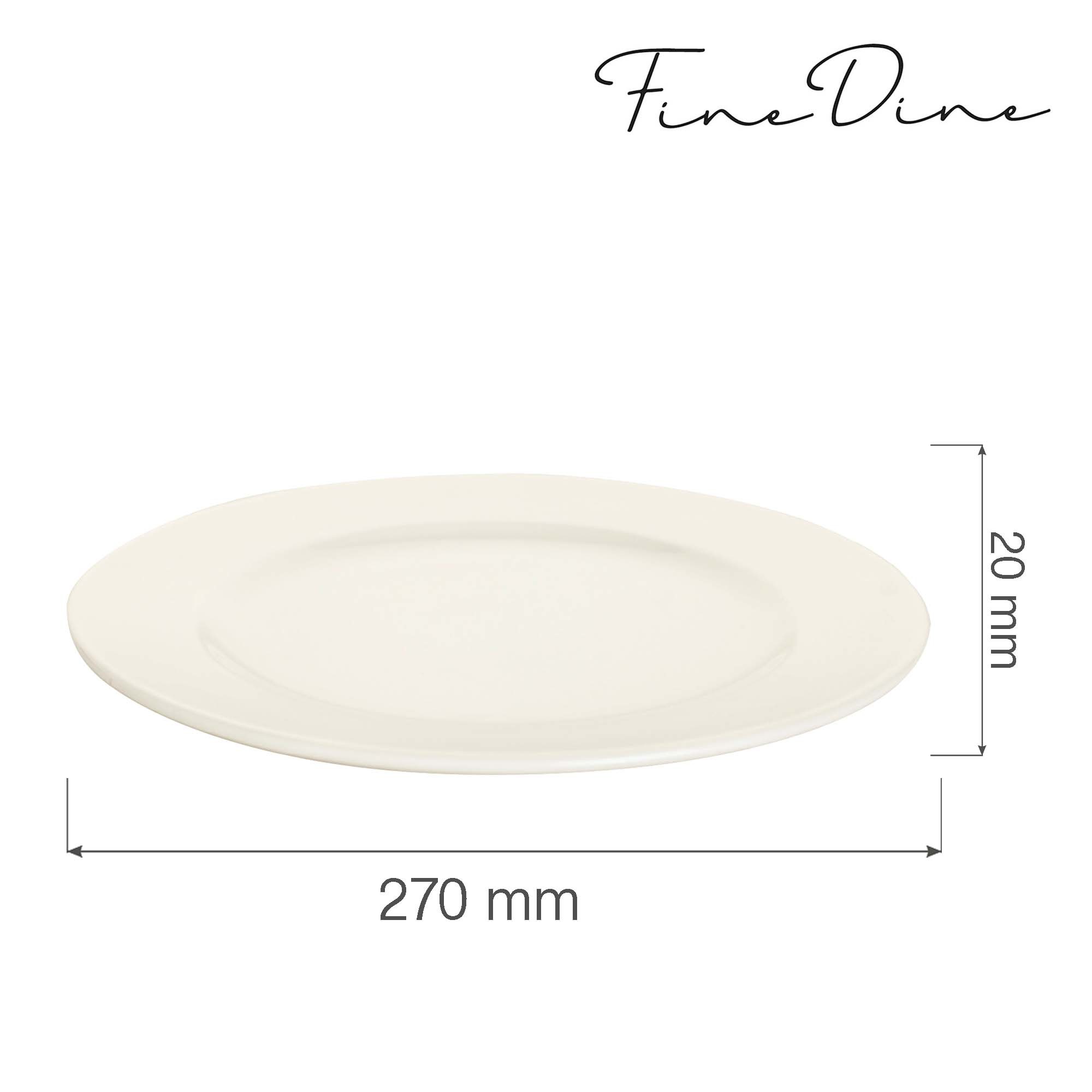 Plochý talíř Crema - 270 mm | Fine Dine - Obrázek 10