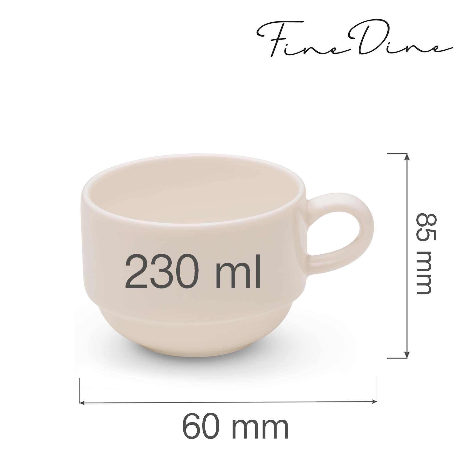 Stohovatelný šálek Crema - 230 ml | Fine Dine - Obrázek 7