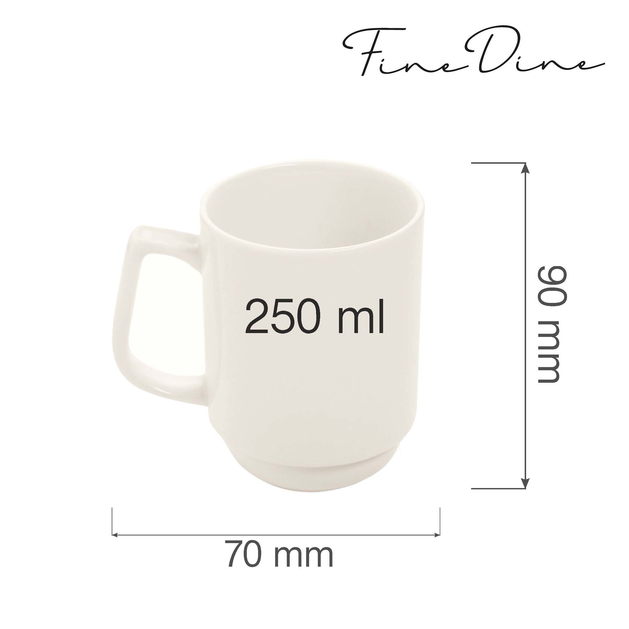 Stohovatelný hrnek Crema - 250 ml | Fine Dine - Obrázek 7