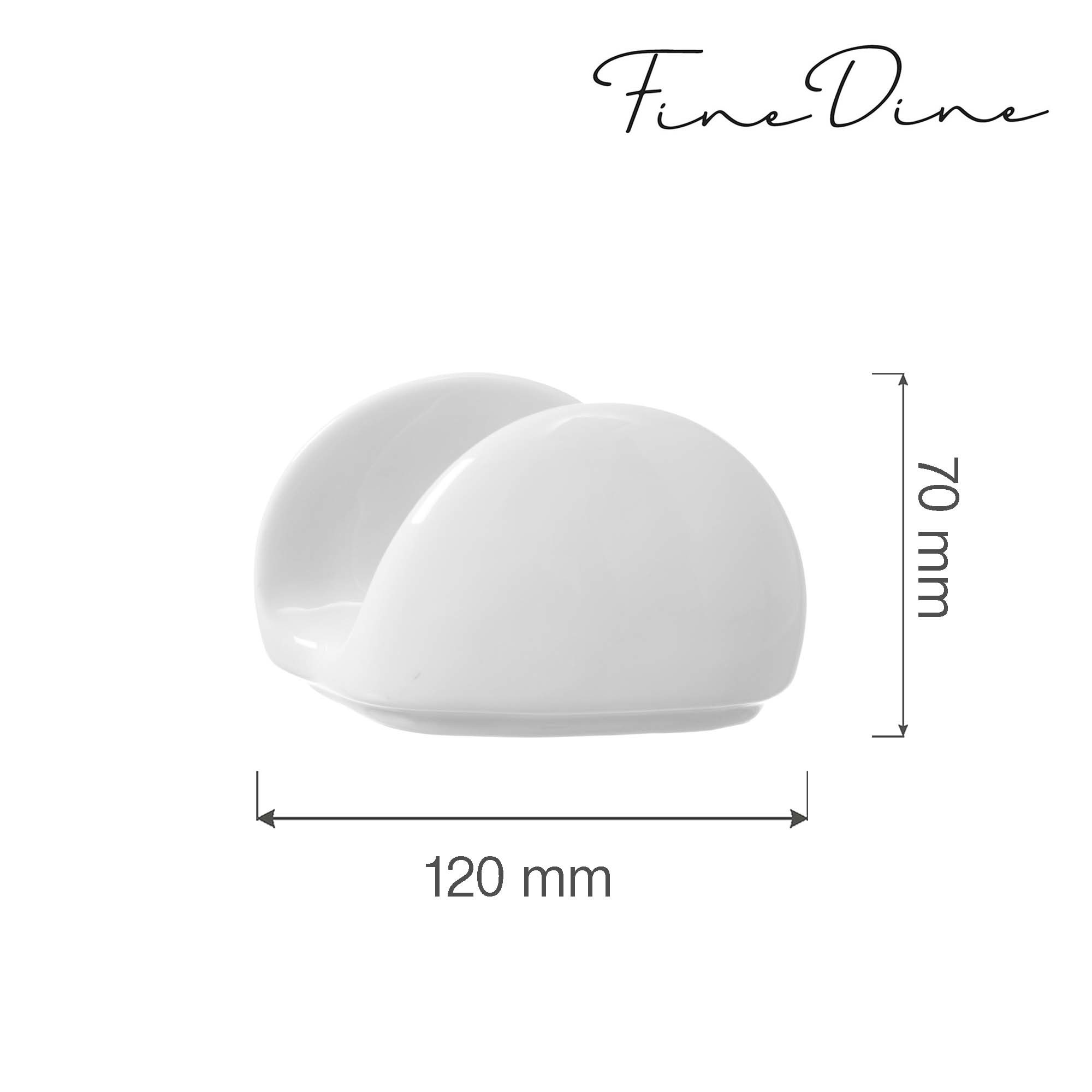 Stojan na ubrousky Bianco - 60x115x(V)70 mm | Fine Dine - Obrázek 5