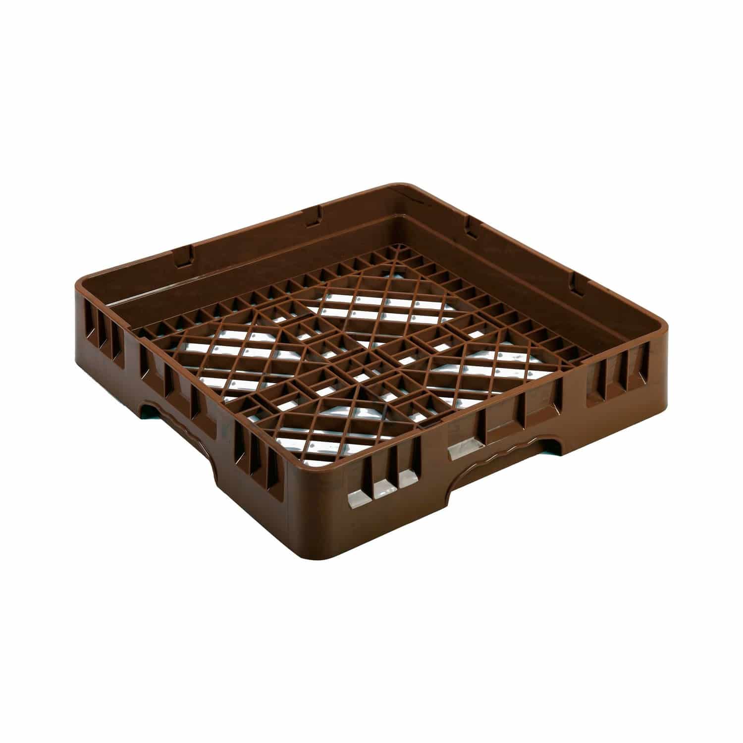 Koš na sklenice - 500x500x100 mm - hnědý | Amerbox