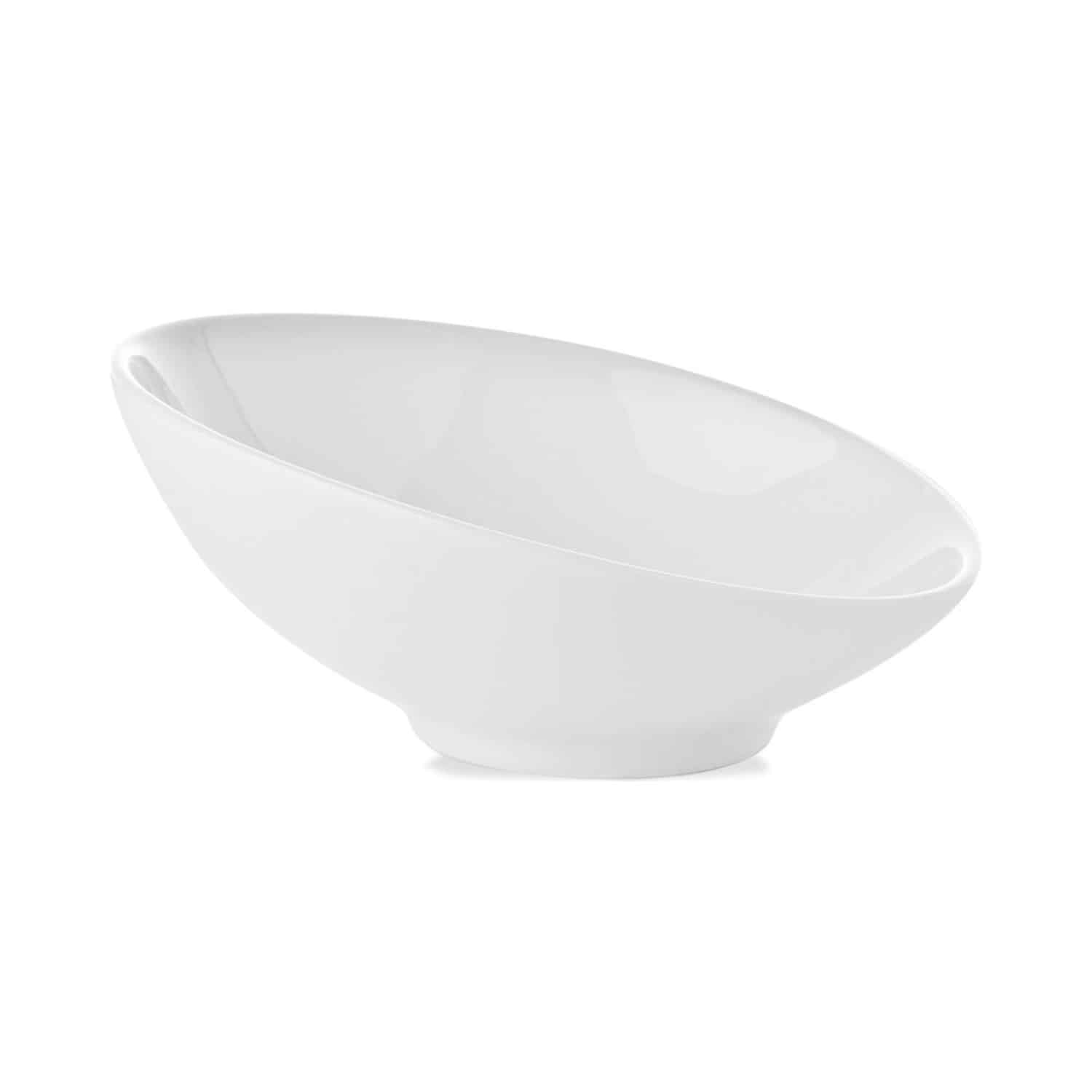 Bianco nakloněná miska - 180 mm | Fine Dine