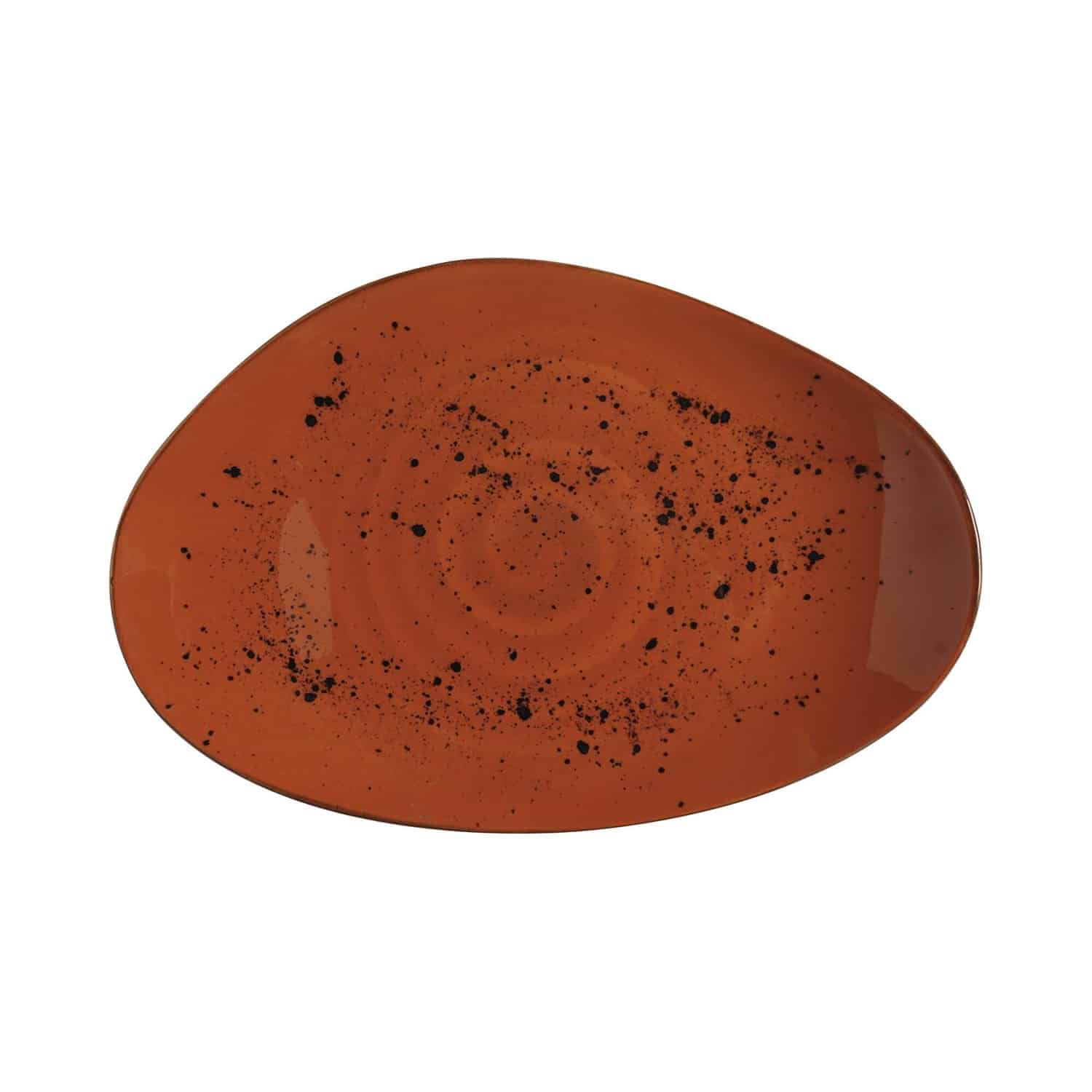 Talíře Dahlia s organickým tvarem - 350x210 mm | Fine Dine