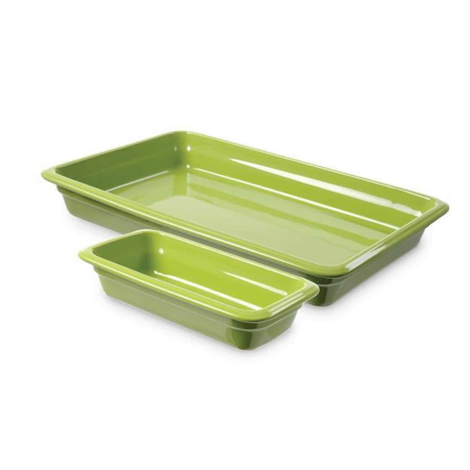 Porcelánová nádoba GN 1/2 - zelená | Fine Dine