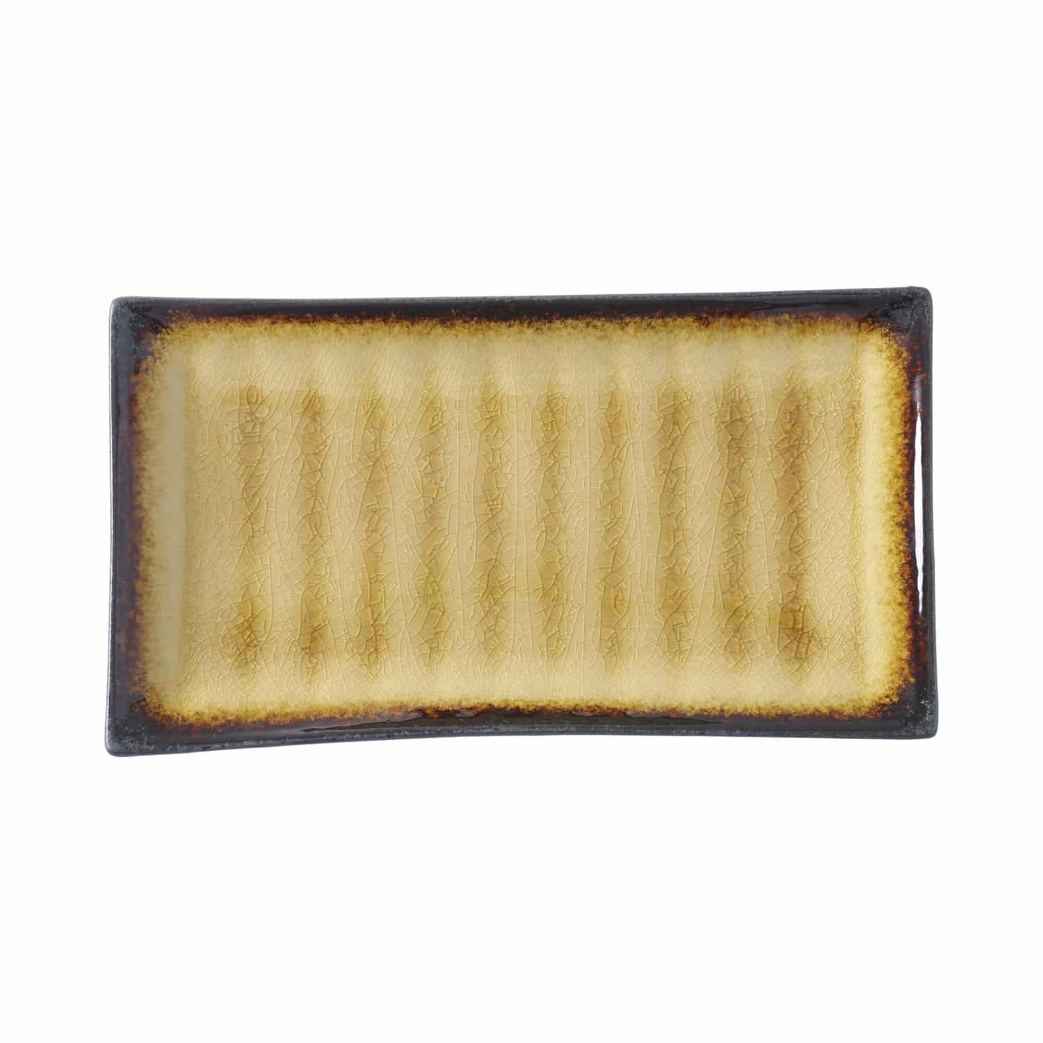 Obdélníkový talíř Silk - 272x150 mm | Fine Dine