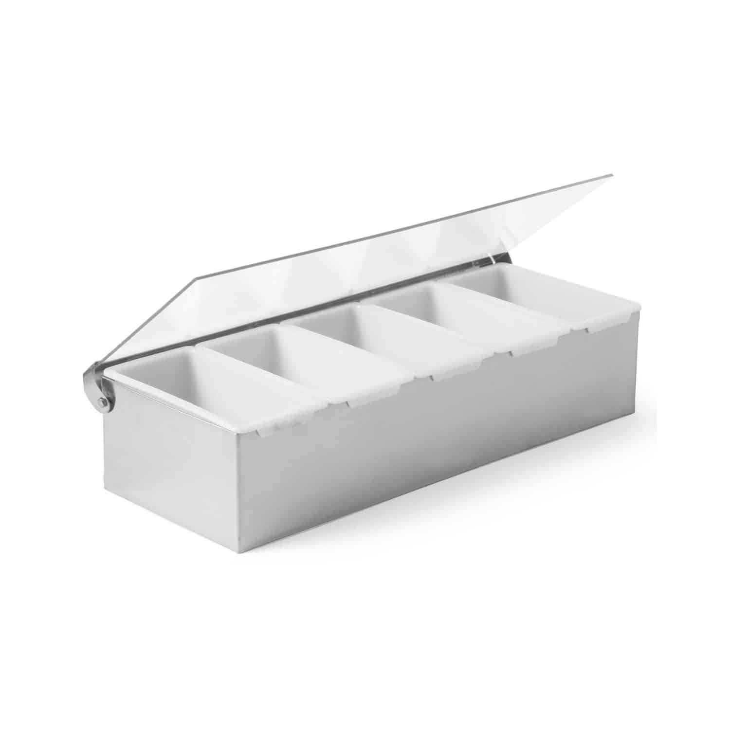 Stojan na přísady s nádobami 5 ks - 375x140x(V)90 mm | Bar Up