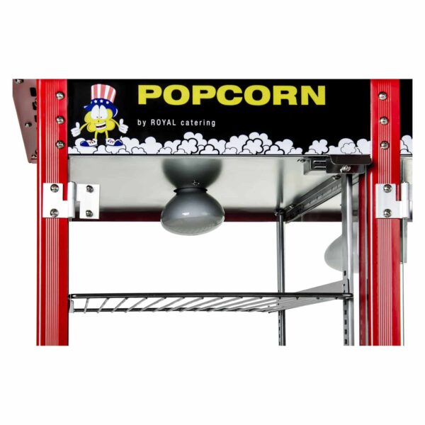 Stroj na popcorn s vyhrievanou vitrínou 1700W 6