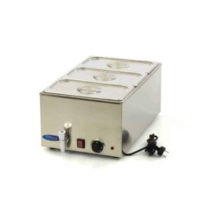 Bain Marie s kohútikom + 3 x 1/3 GN sada | Maxima 09300011