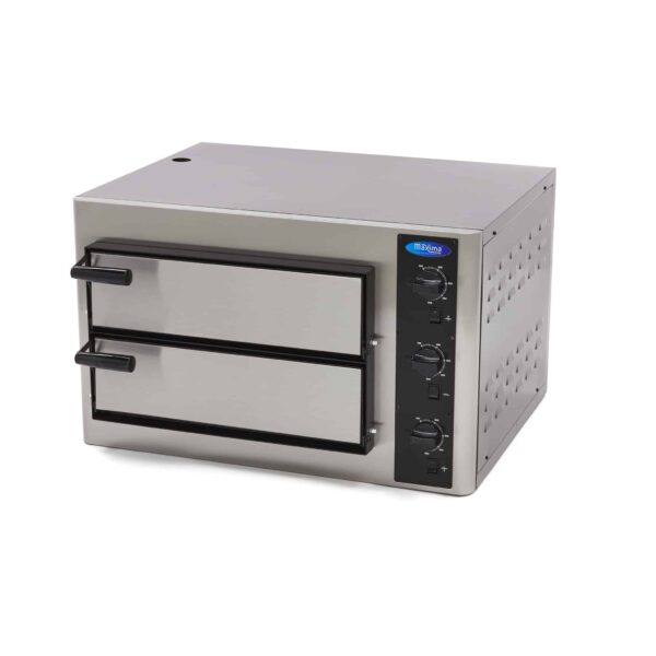 Maxima Deluxe Pizza pec - 4 + 4 x 25 cm - 400 V | 09370010