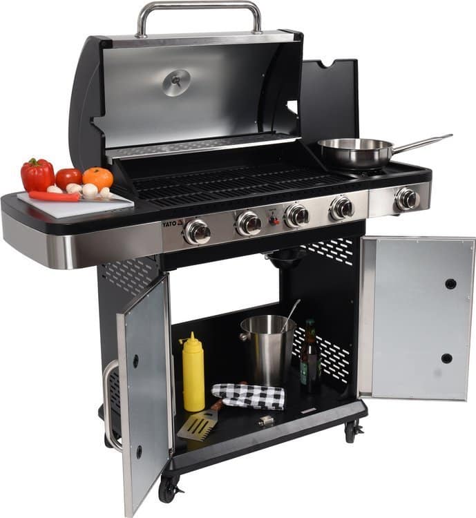 Plynový gril 4+1 - 14,2kW | YG-20011 - Obrázek 7