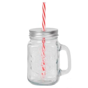 Pohár na limonádu so slamkou MagicHome - 480 ml