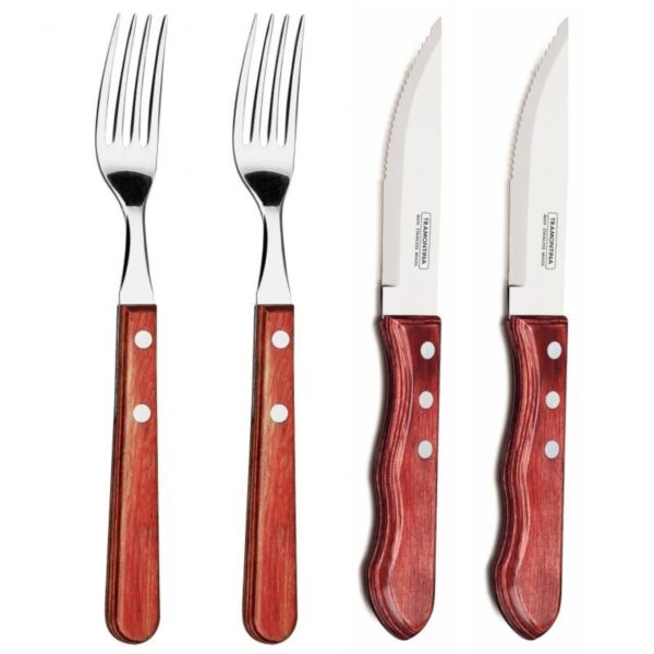 Sada príborov Churrasco Jumbo na steak - 4 ks | Tramontina 29899162