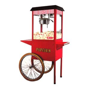 Stroj na popcorn s vozíkom - 1300 W | HKN-PCORN-T